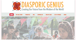Desktop Screenshot of diasporicgenius.com